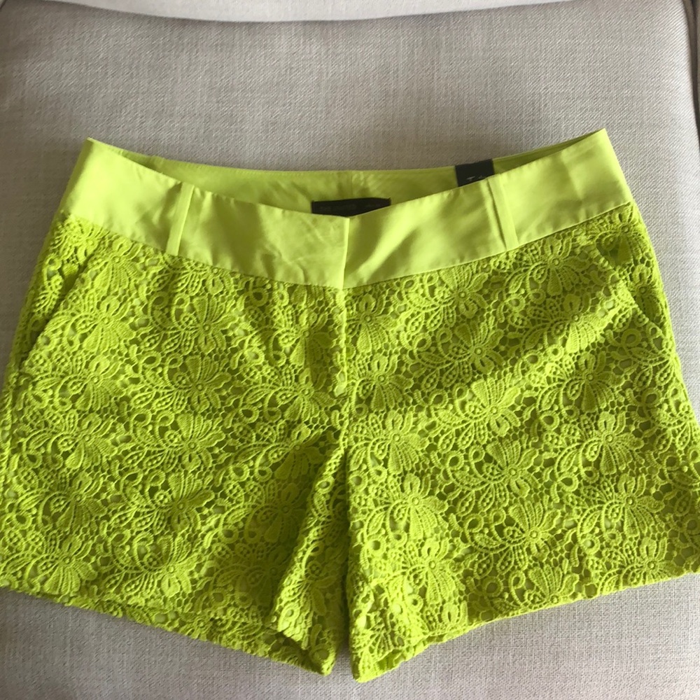 NWT Neon Lace overlay shorts size 14